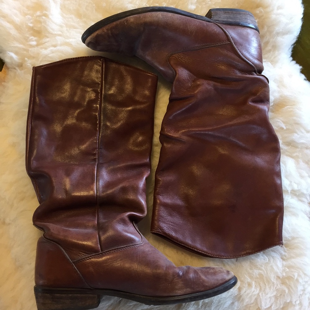 Vintage Santana Canada leather boots